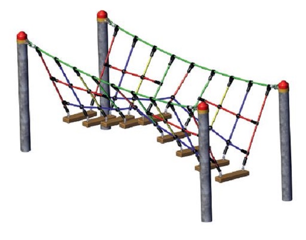 Imagen 2 Puente de aventura "Pasarela de madera"