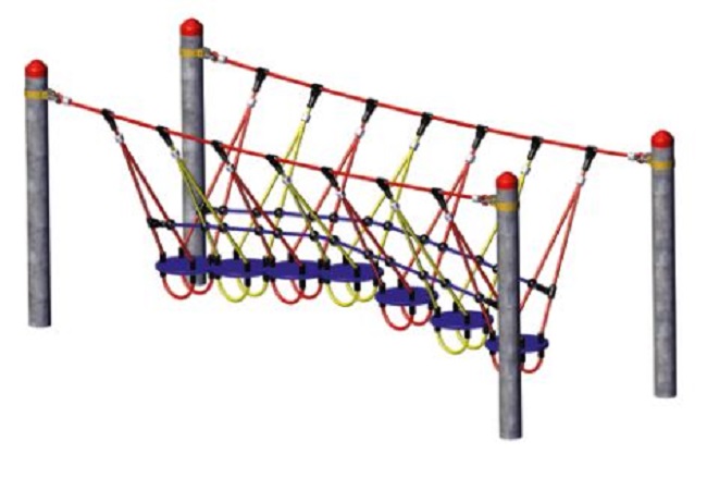 Imagen 2 Puente de aventura "Wobble disc"