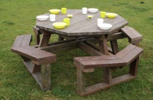Imagen 2 Mesa Picnic Octogonal
