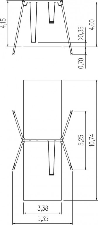Imagen 3 Columpio plano doble Grulla