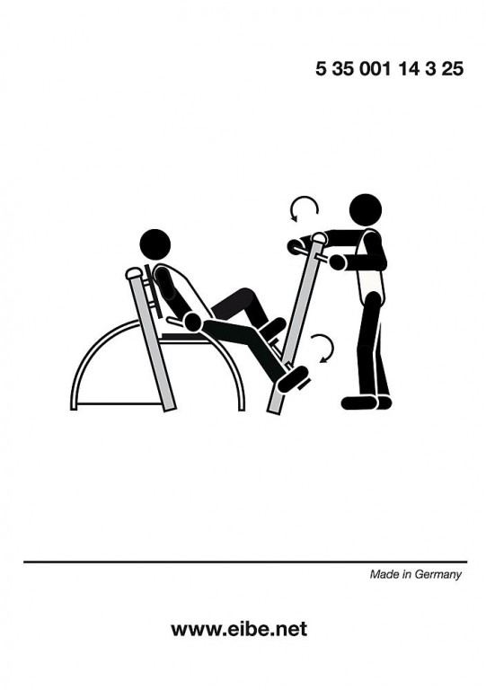 Imagen 2 Letrero de información Rueda Manual y de Asiento
