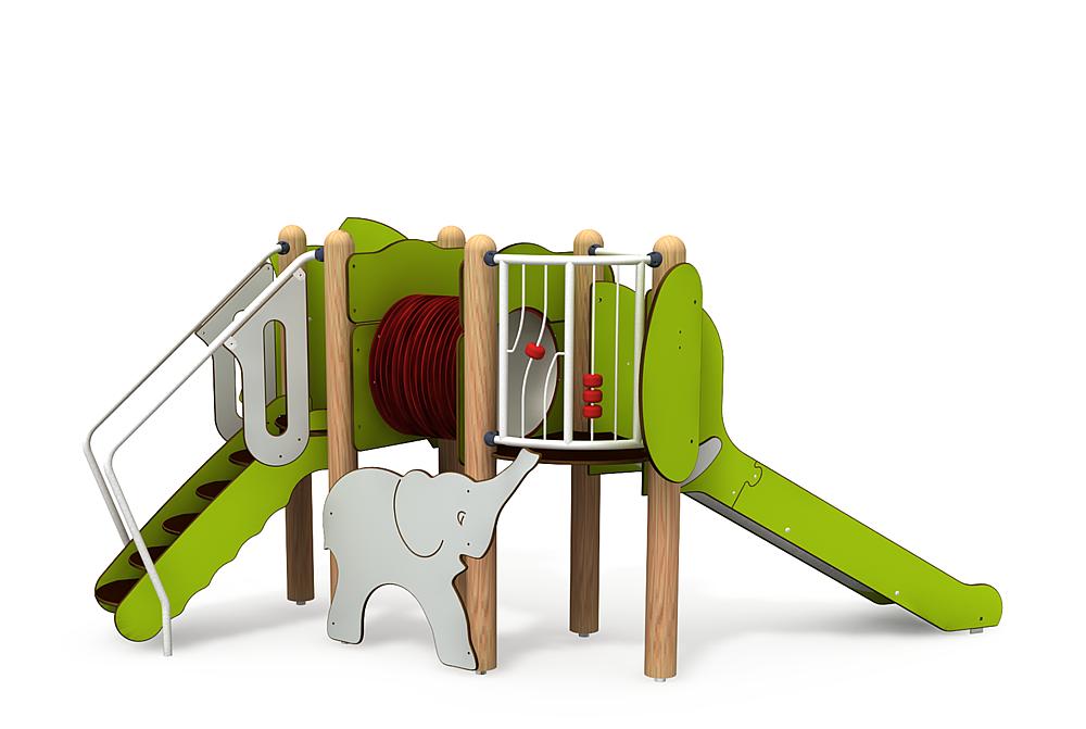 minimondo_Instalación_de_juego_Familia_elefante