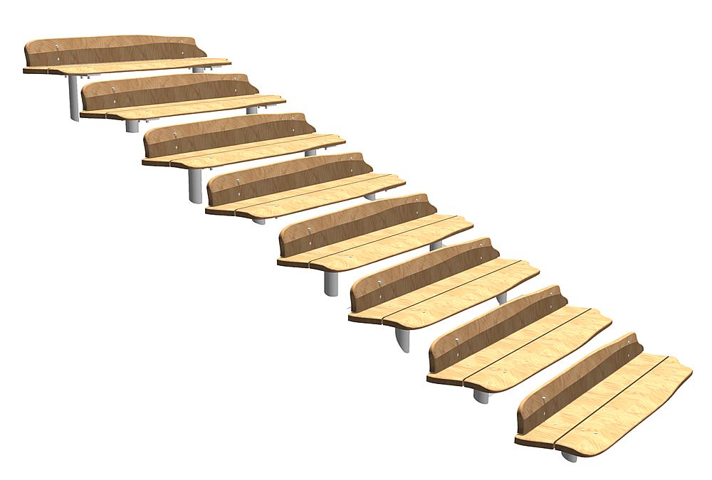paradiso_Escalera_Eiko_para_montaje_en_elevación_del_terreno