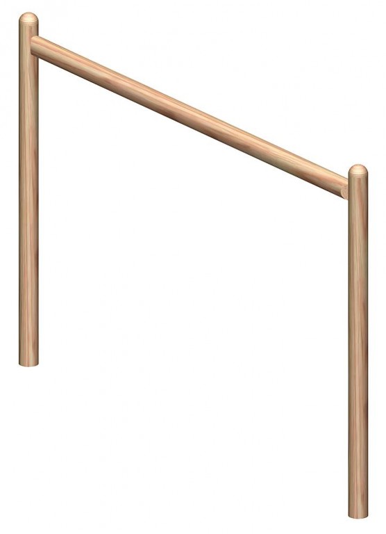 ibondo_Portería_de_madera_individual_3x2_m_sin_red