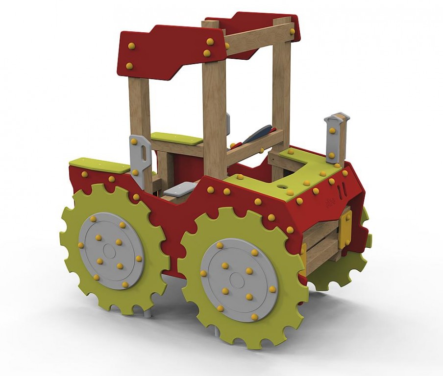 ecorino_Instalación_temática_de_juego_Tractor