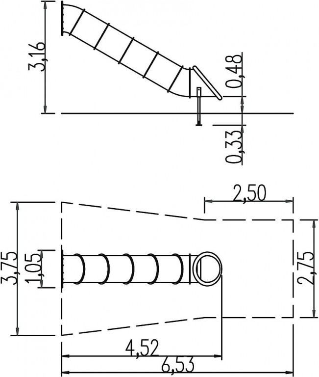 Tobogán_adicional_de_tubo_recto,_AP_190_cm_01
